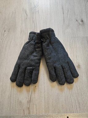 Men’s Fleece Gloves Charcoal Gray Large Warm Winter Gloves – Brand New